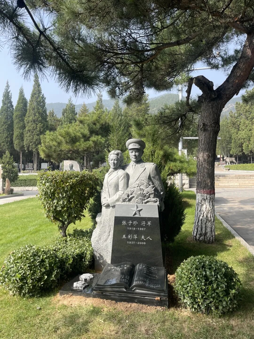 非遗承初心，，，，，，，石语颂英魂 | 张子珍将军匹俦雕塑完工